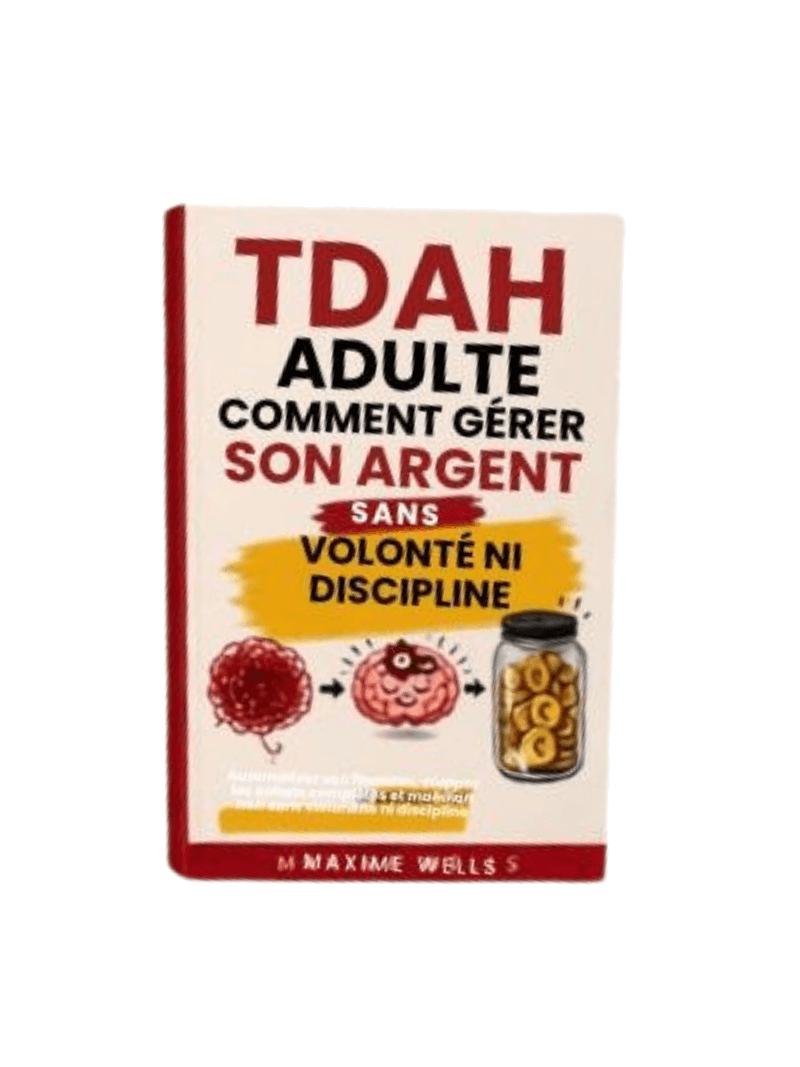 Livre TDAH Adulte : Comment Gérer Son Argent Sans Volonté Ni Discipline, par Maxime Wells